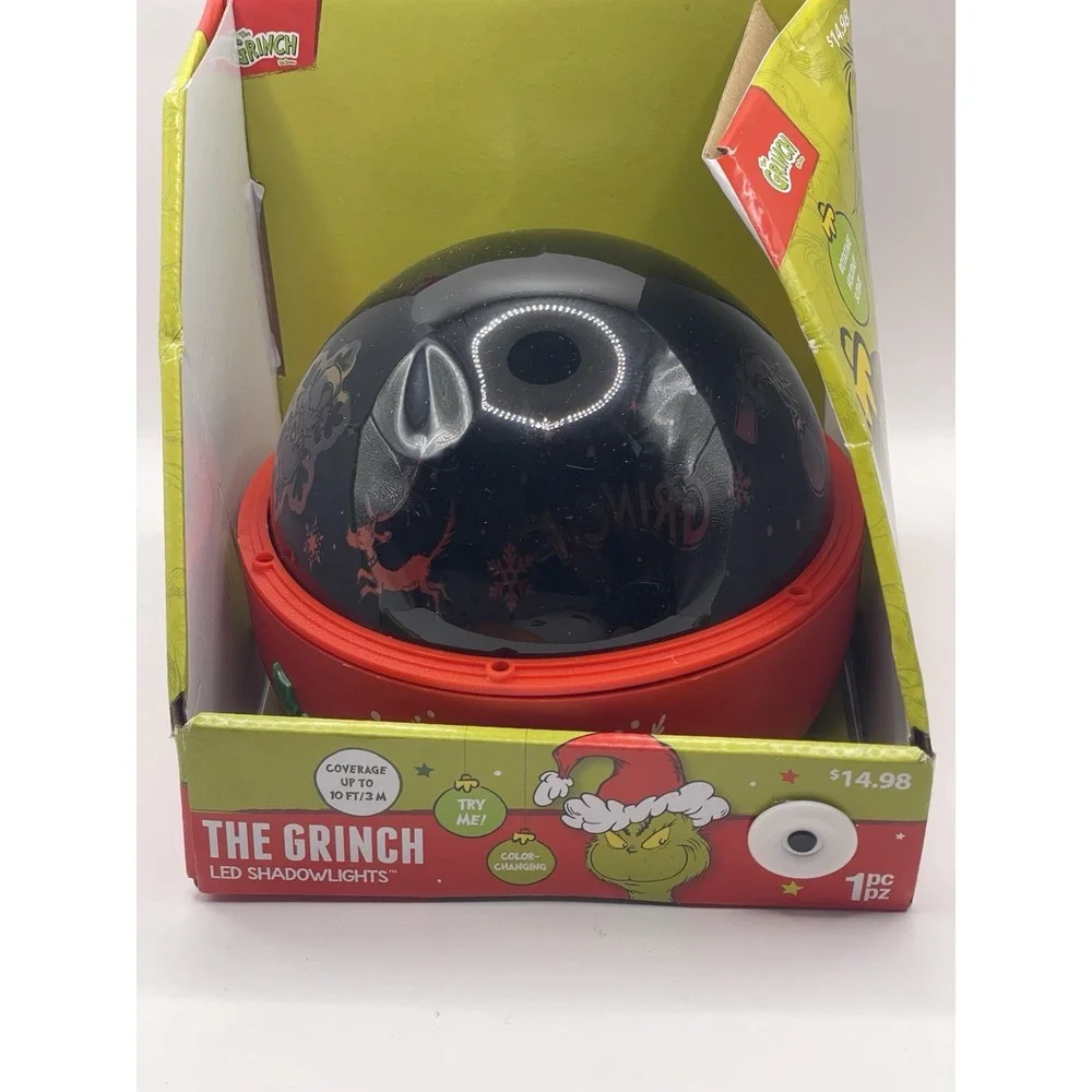 The Grinch Dr Seuss LED Shadowlights Projector‎ Christmas Holiday Lightshow New